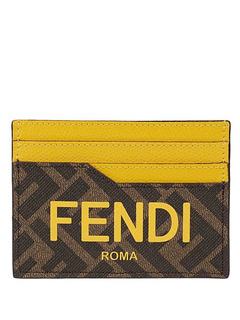 fendi cardholde|Fendi card holder with chain.